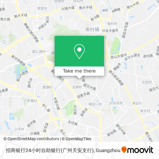 招商银行24小时自助银行(广州天安支行) map