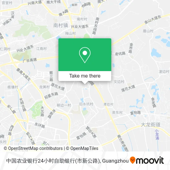 中国农业银行24小时自助银行(市新公路) map