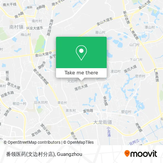 番领医药(文边村分店) map