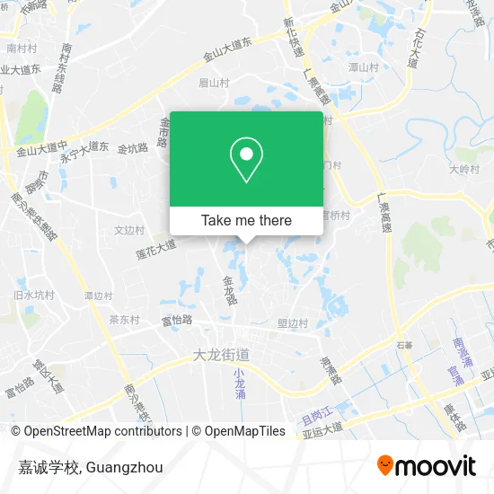 嘉诚学校 map