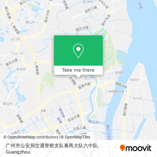 广州市公安局交通警察支队番禺大队六中队 map