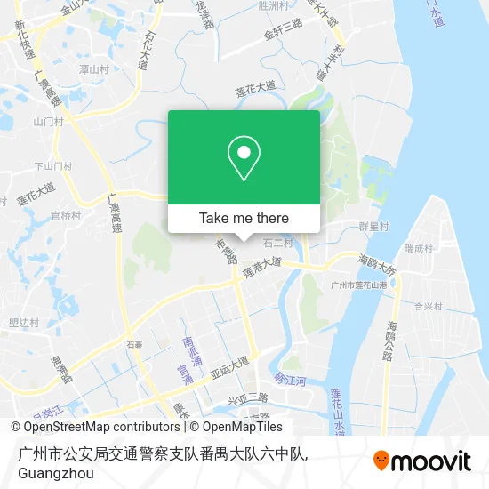 广州市公安局交通警察支队番禺大队六中队 map