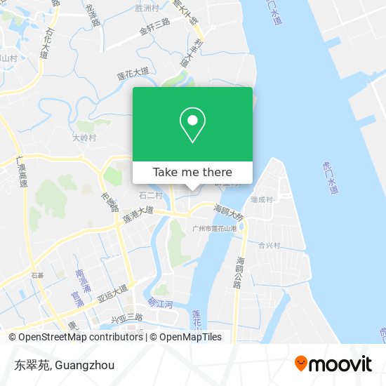东翠苑 map