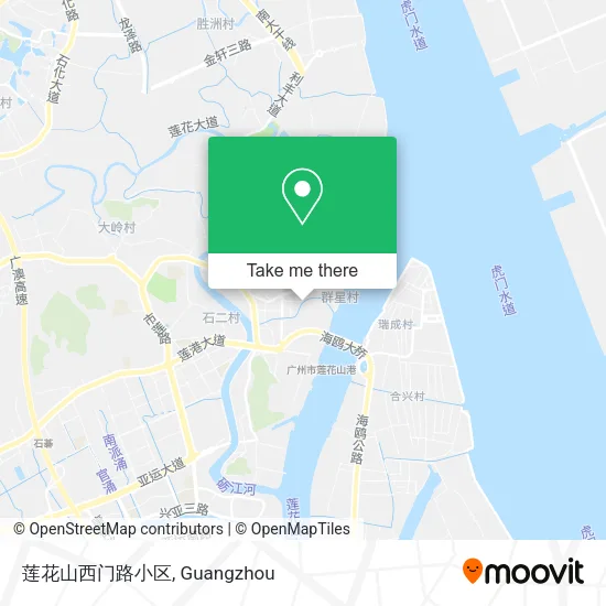 莲花山西门路小区 map