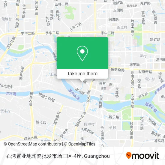 石湾置业地陶瓷批发市场三区-4座 map