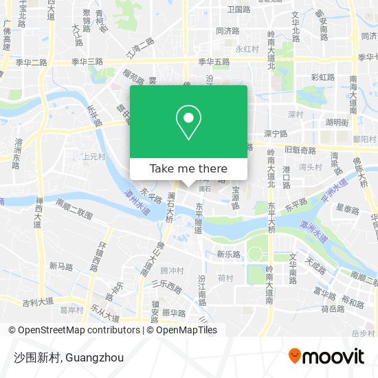 沙围新村 map