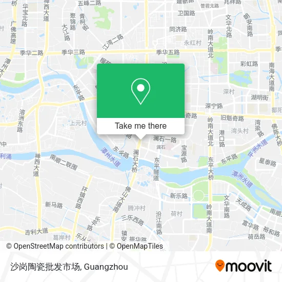 沙岗陶瓷批发市场 map