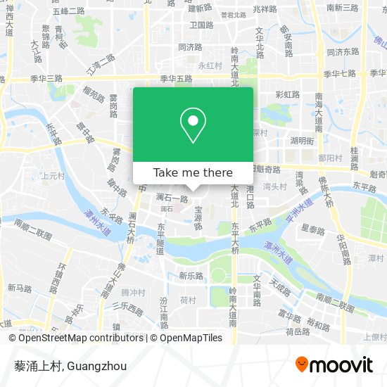 藜涌上村 map