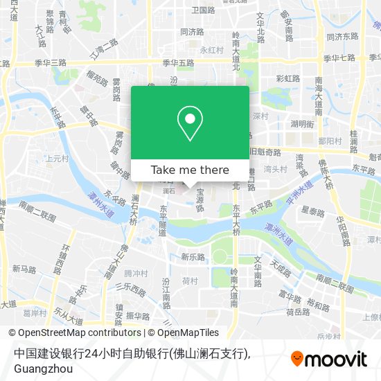 中国建设银行24小时自助银行(佛山澜石支行) map