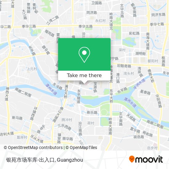 银苑市场车库-出入口 map