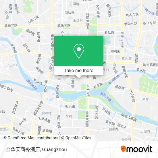 金华天商务酒店 map