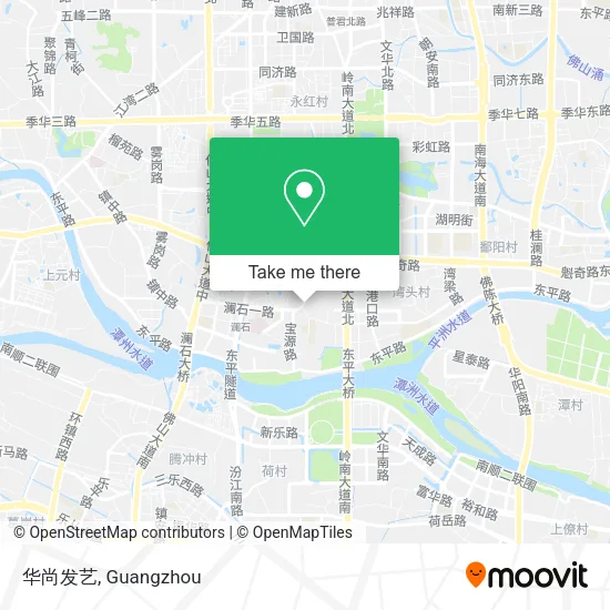 华尚发艺 map
