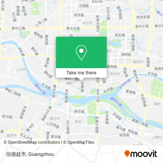 信德超市 map