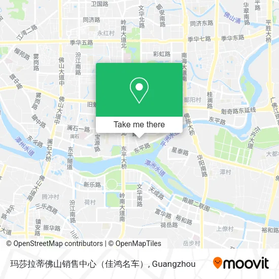 玛莎拉蒂佛山销售中心（佳鸿名车） map