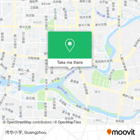 湾华小学 map