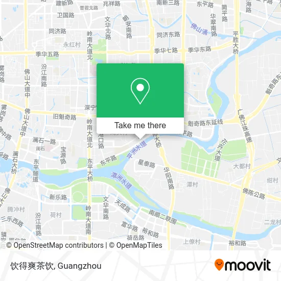 饮得爽茶饮 map