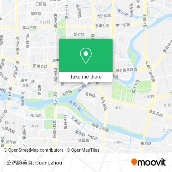 公鸡碗美食 map