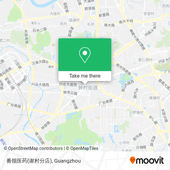 番领医药(谢村分店) map