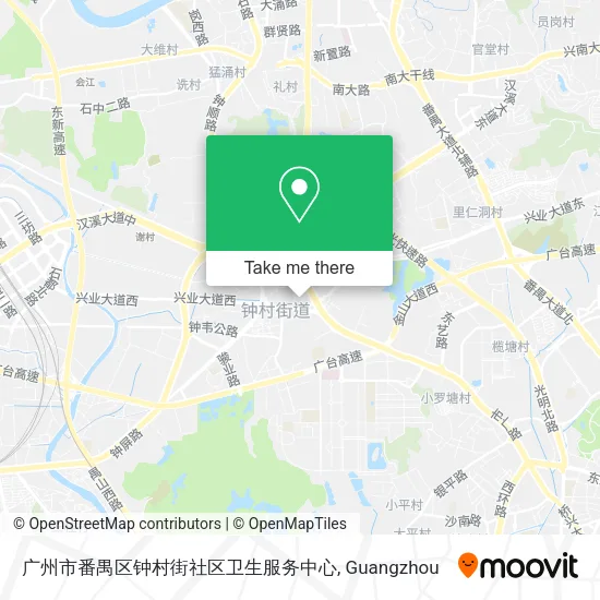 广州市番禺区钟村街社区卫生服务中心 map