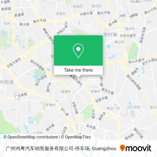 广州鸿粤汽车销售服务有限公司-停车场 map