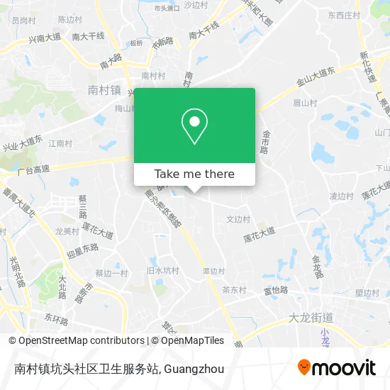南村镇坑头社区卫生服务站 map