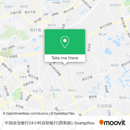 中国农业银行24小时自助银行(西和路) map