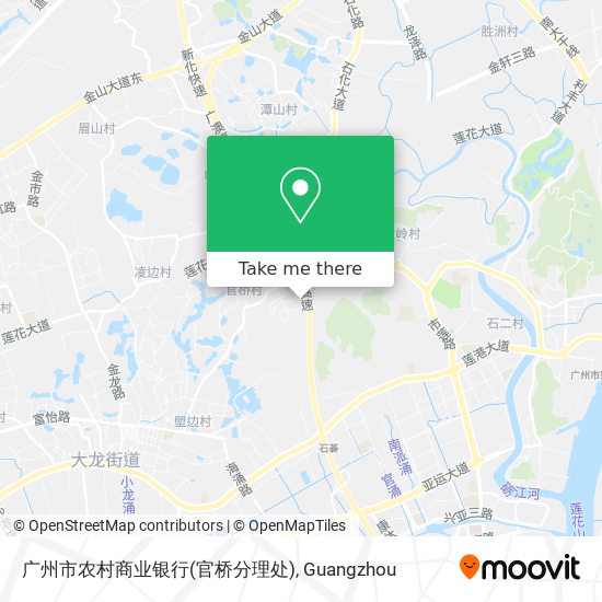 广州市农村商业银行(官桥分理处) map