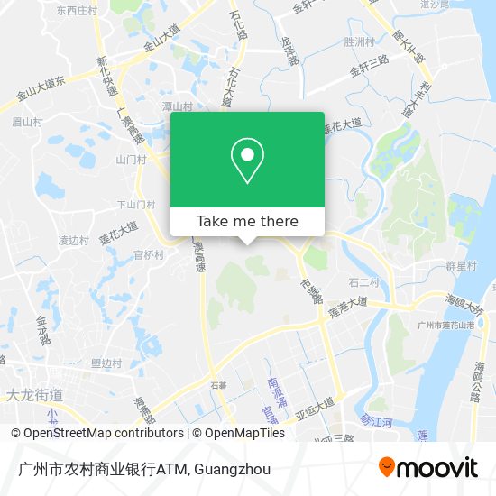 广州市农村商业银行ATM map