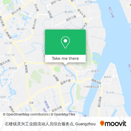 石楼镇灵兴工业园流动人员综合服务点 map
