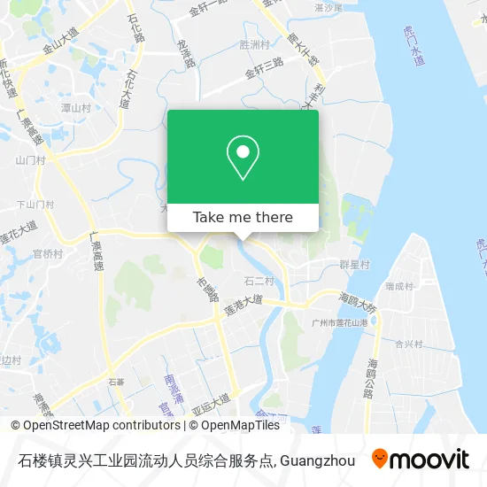 石楼镇灵兴工业园流动人员综合服务点 map
