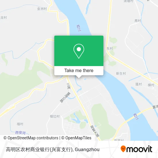 高明区农村商业银行(兴富支行) map