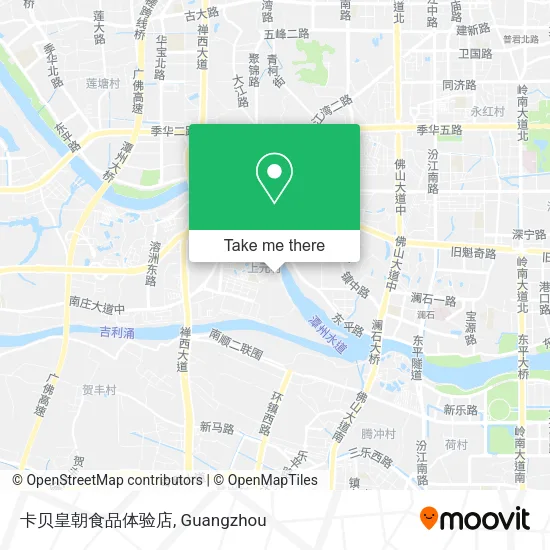 卡贝皇朝食品体验店 map