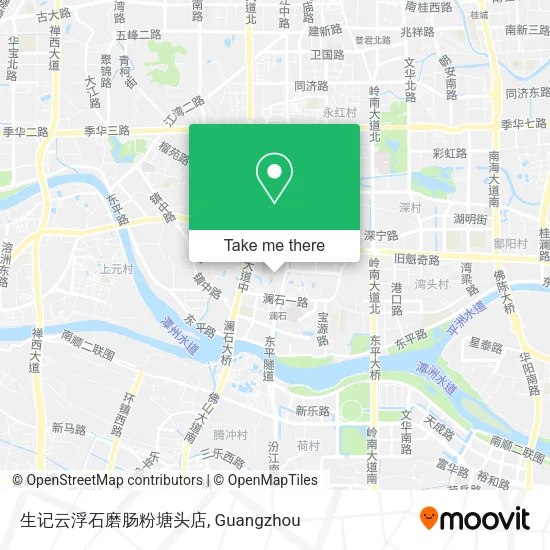 生记云浮石磨肠粉塘头店 map