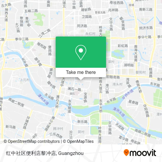红中社区便利店黎冲店 map