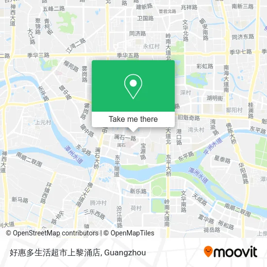 好惠多生活超市上黎涌店 map