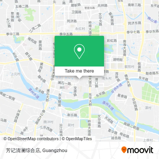 芳记清澜综合店 map