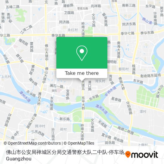 佛山市公安局禅城区分局交通警察大队二中队-停车场 map