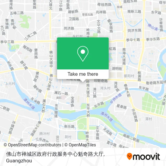 佛山市禅城区政府行政服务中心魁奇路大厅 map