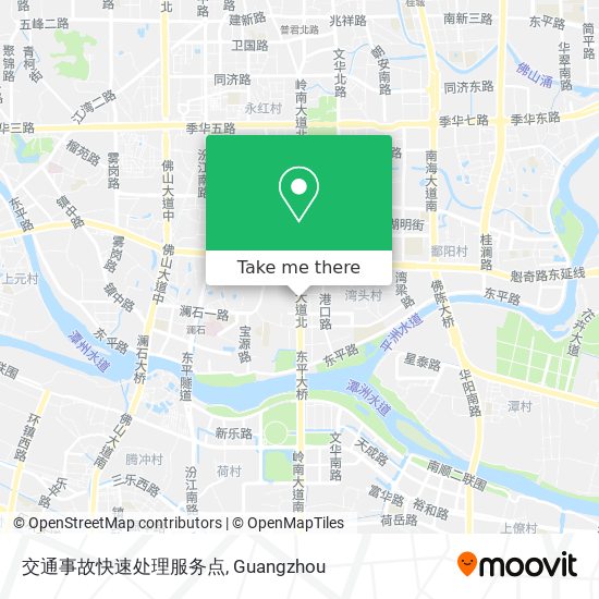 交通事故快速处理服务点 map