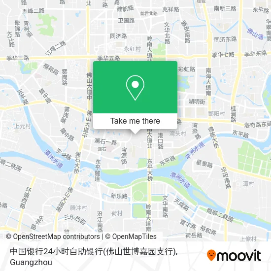 中国银行24小时自助银行(佛山世博嘉园支行) map