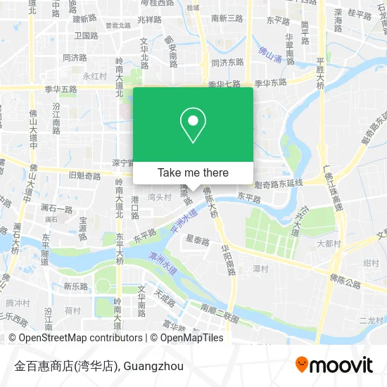 金百惠商店(湾华店) map