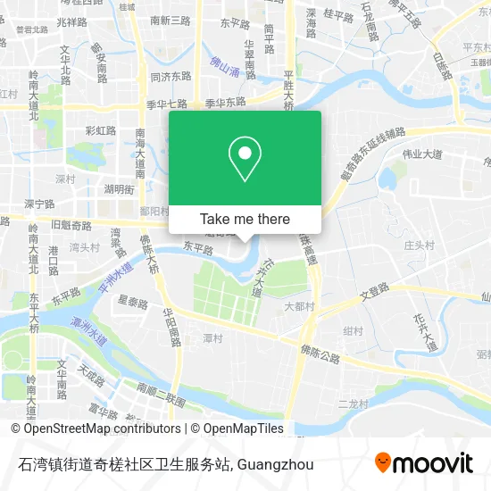石湾镇街道奇槎社区卫生服务站 map