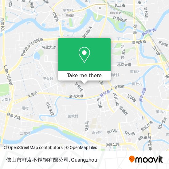 佛山市群发不锈钢有限公司 map