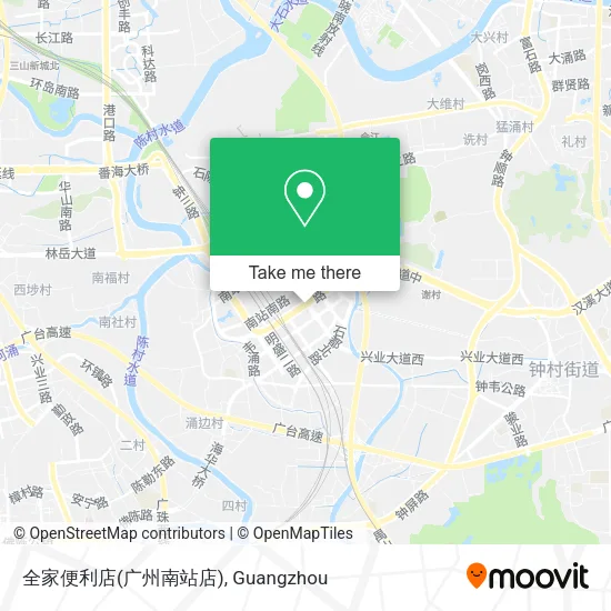 全家便利店(广州南站店) map