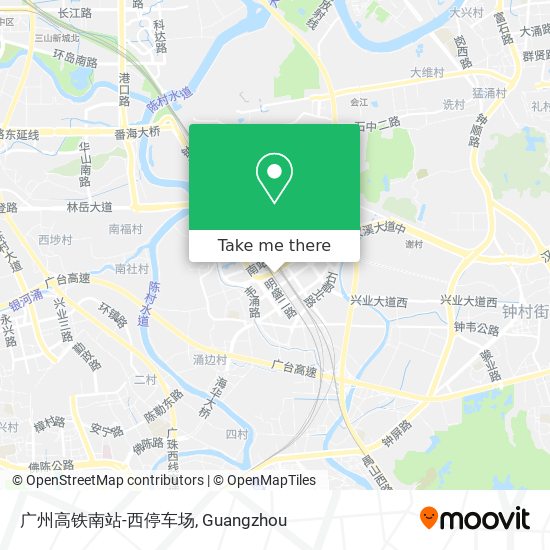广州高铁南站-西停车场 map