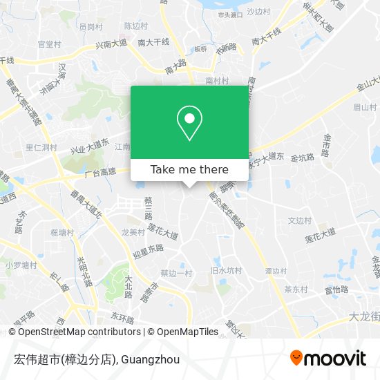 宏伟超市(樟边分店) map