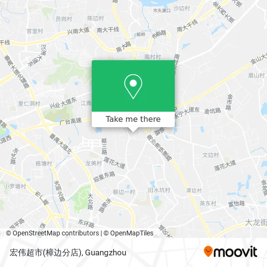 宏伟超市(樟边分店) map