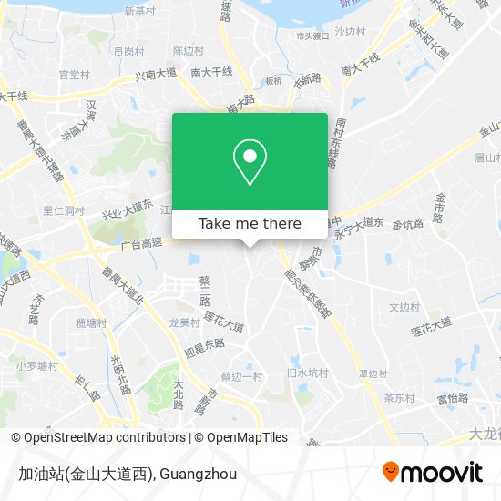加油站(金山大道西) map