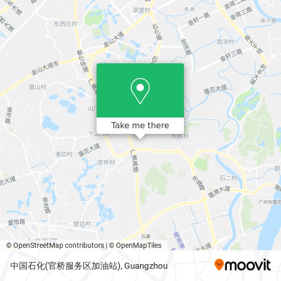 中国石化(官桥服务区加油站) map