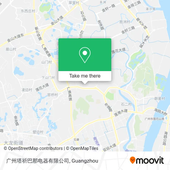 广州塔祈巴那电器有限公司 map